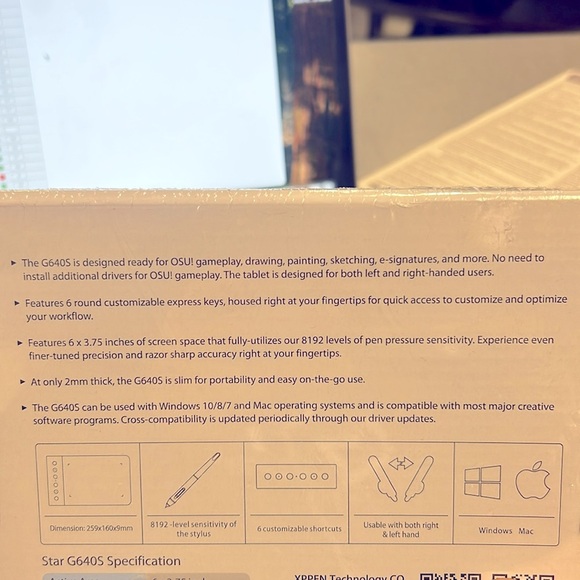 XP-Pen Star G640S Drawing Tablet - Picture 9 of 9